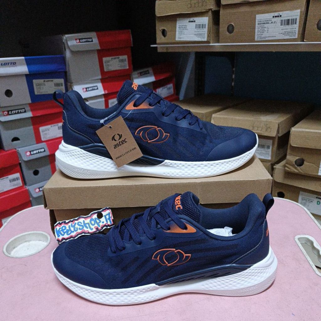 Sepatu Olahraga Astec Kane Navy Original Resmi Sport Station