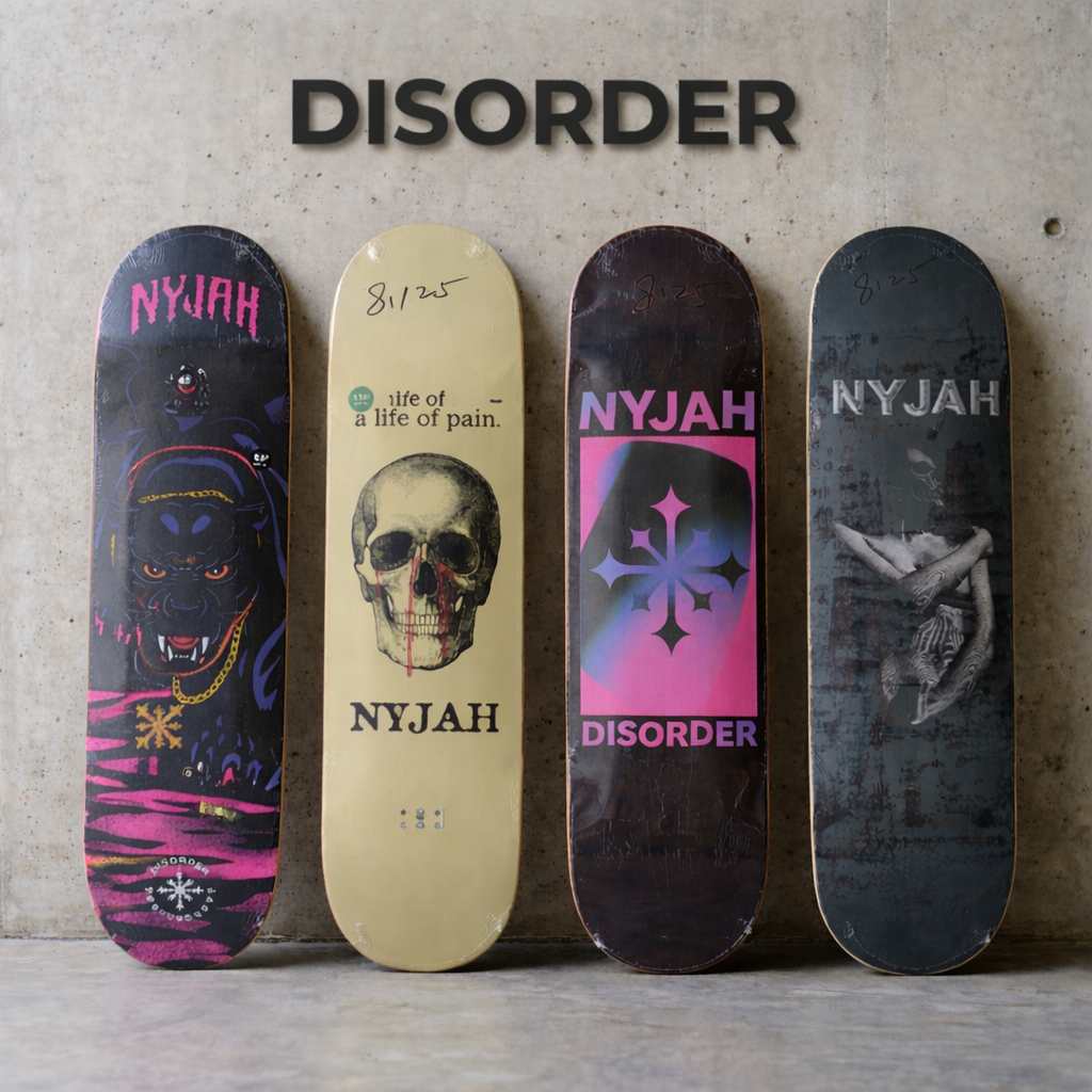 DISORDER Skateboard deck Nyjah Pro usa board