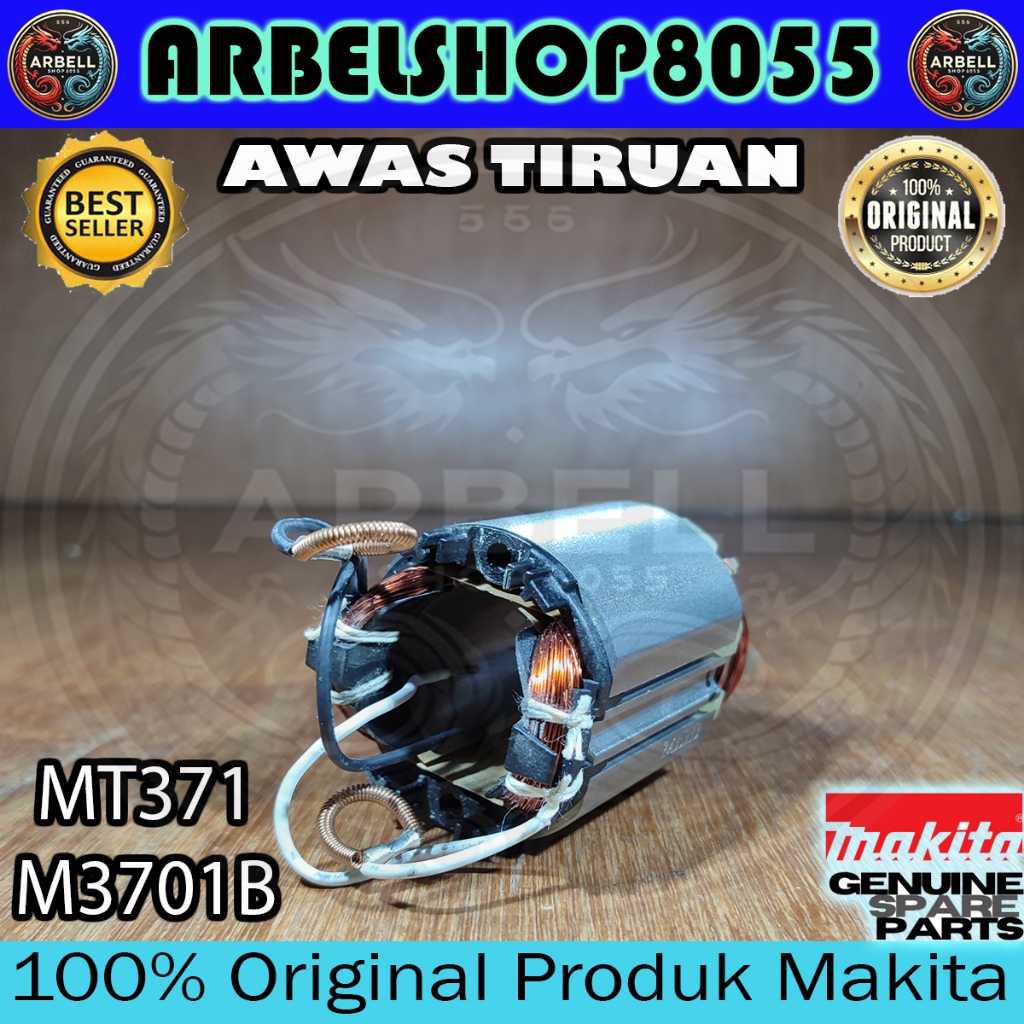 FIELD ASSY PN 593593-9 MAKITA MAKTEC TRIMER PROFIL M3701 - MT371 BANTALAN STATOR PROFIL MAKITA MAKTE