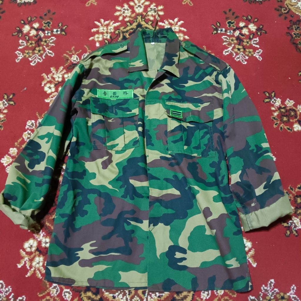 Kemeja BDU PDL Woodland Korea RoKa Army