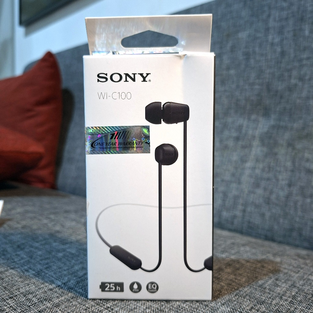 Sony WI-C100 / WI C100 / WIC100 Wireless Sport Earphone Neckband