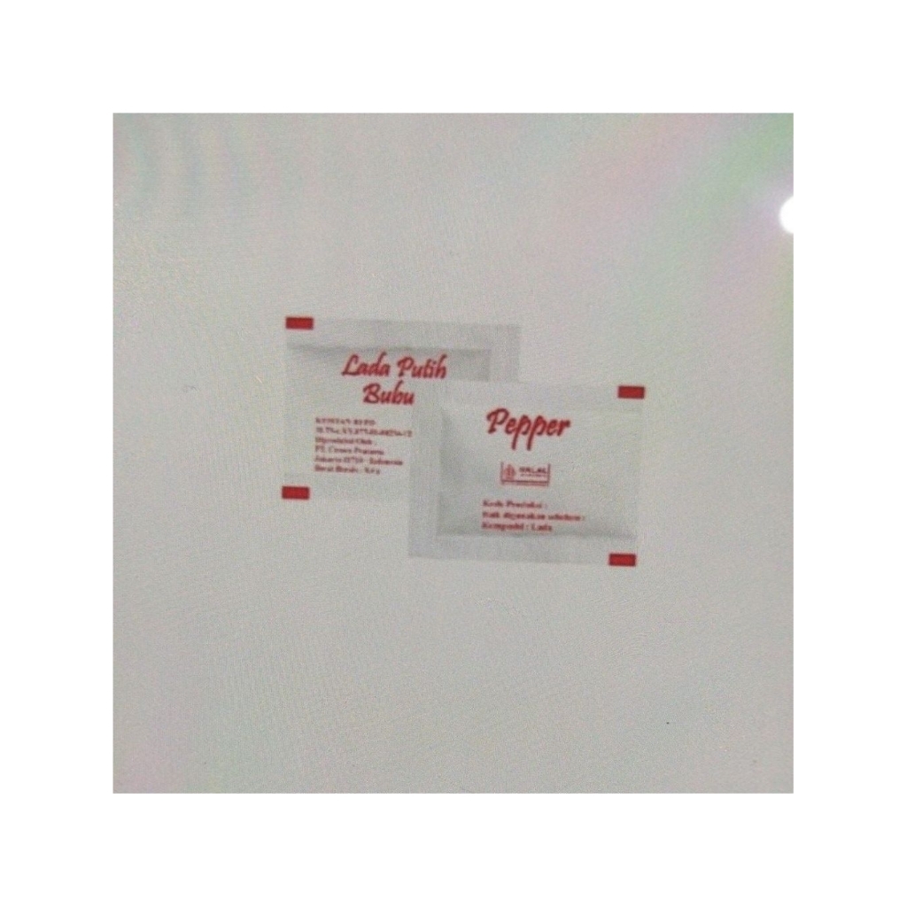 Merica sachet / Lada Putih Sachet / Merica bubuk ( 250 pcs )