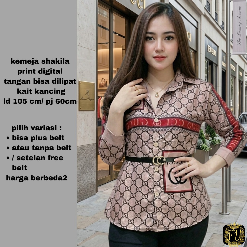 SELI - KEMEJA  branded WANITA / kemeja kantor branded termurah