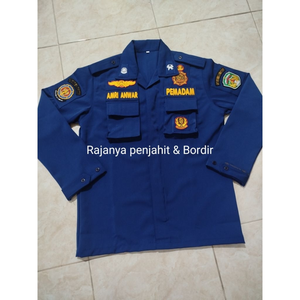 ATASAN SERAGAM PDL DAMKAR BAHAN LUSTER