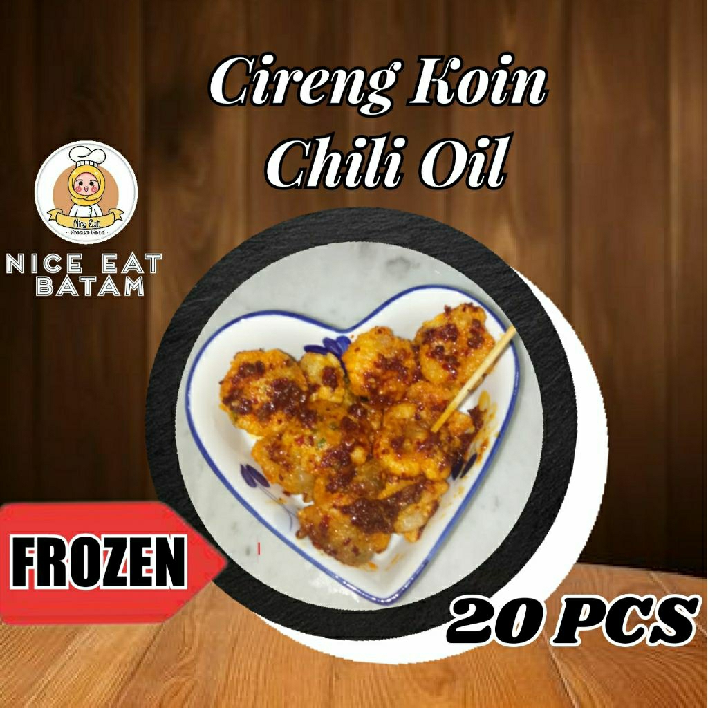 [Khusus Batam] Cireng Mini/Cireng Koin Cipak Koceak Cipeng Sambal Chili Oil Frozen. Cemilan/Jajanan 