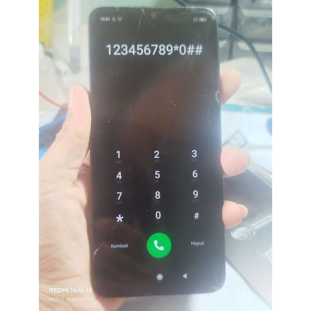 lcd redmi 9a/9c minus layak pake baca diskripsi