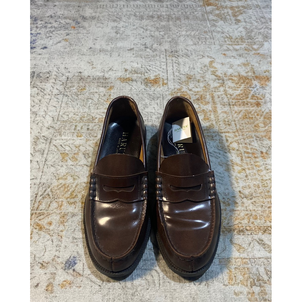 haruta 906 loafers genuine leather - brown
