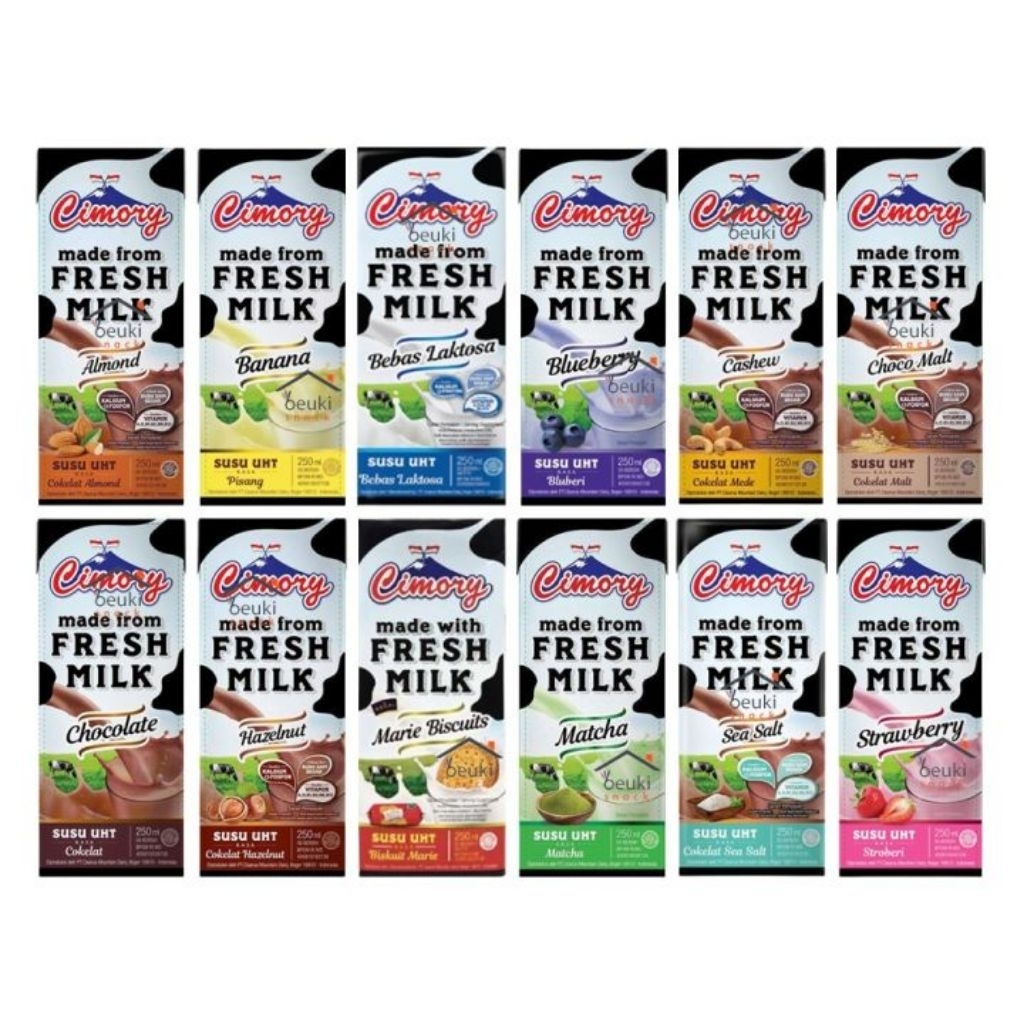 1 Dus Susu UHT Cimory 250ml varian rasa