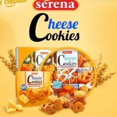 SERENA  CHEESE COOKIES/COOKIES KEJU KALENG