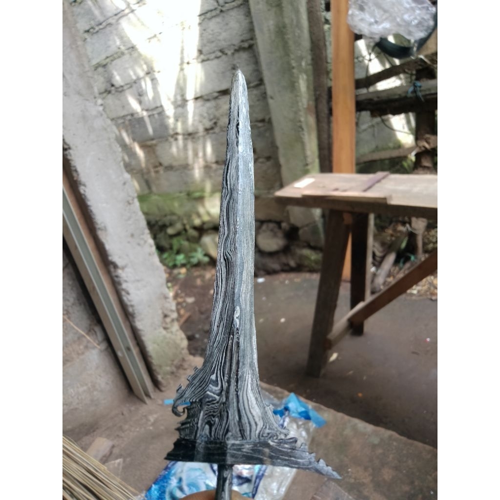 bilah keris bali 15 cm lurus (s4)