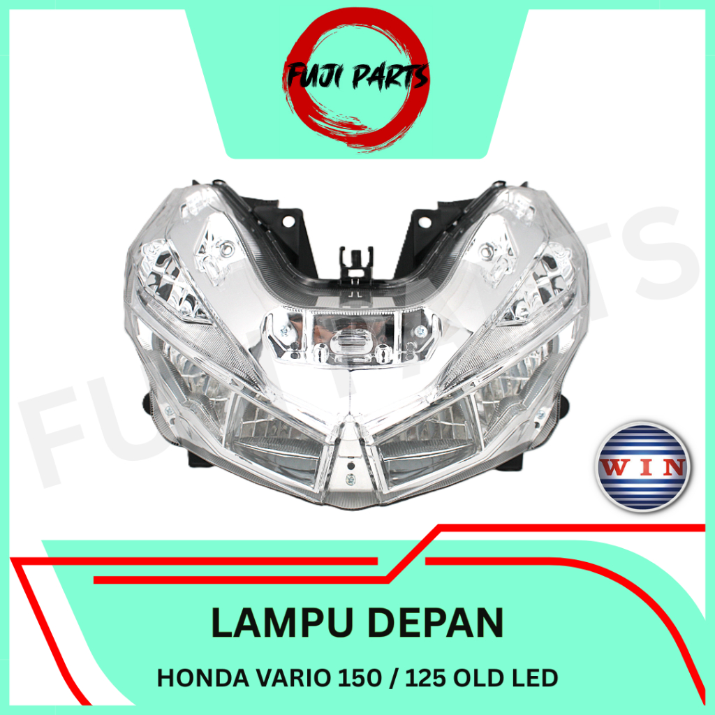 FUJI-PARTS/WIN-LAMPU-DEPAN/REFLEKTOR/HEADLAMP/HEADLIGHT/MOTOR/HONDA/VARIO-150/125-OLD/LAMA-LED/2015-