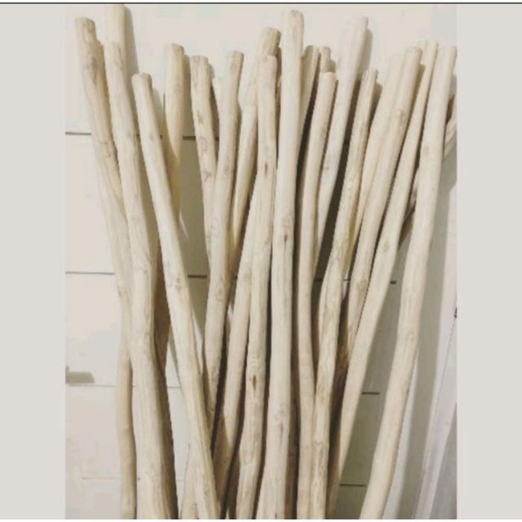 Ranting kayu jati macrame 150cm murah. ranting kayu kering hiasan  teekwood. kayu dowel. aesthetic. 