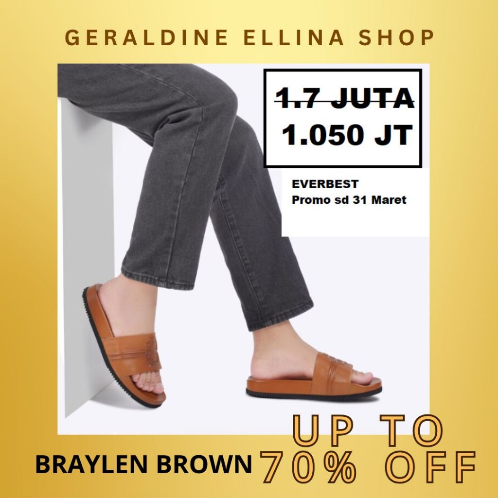 Sandal sendal EVERBEST pria cowok original 100% Seri BRAYLEN