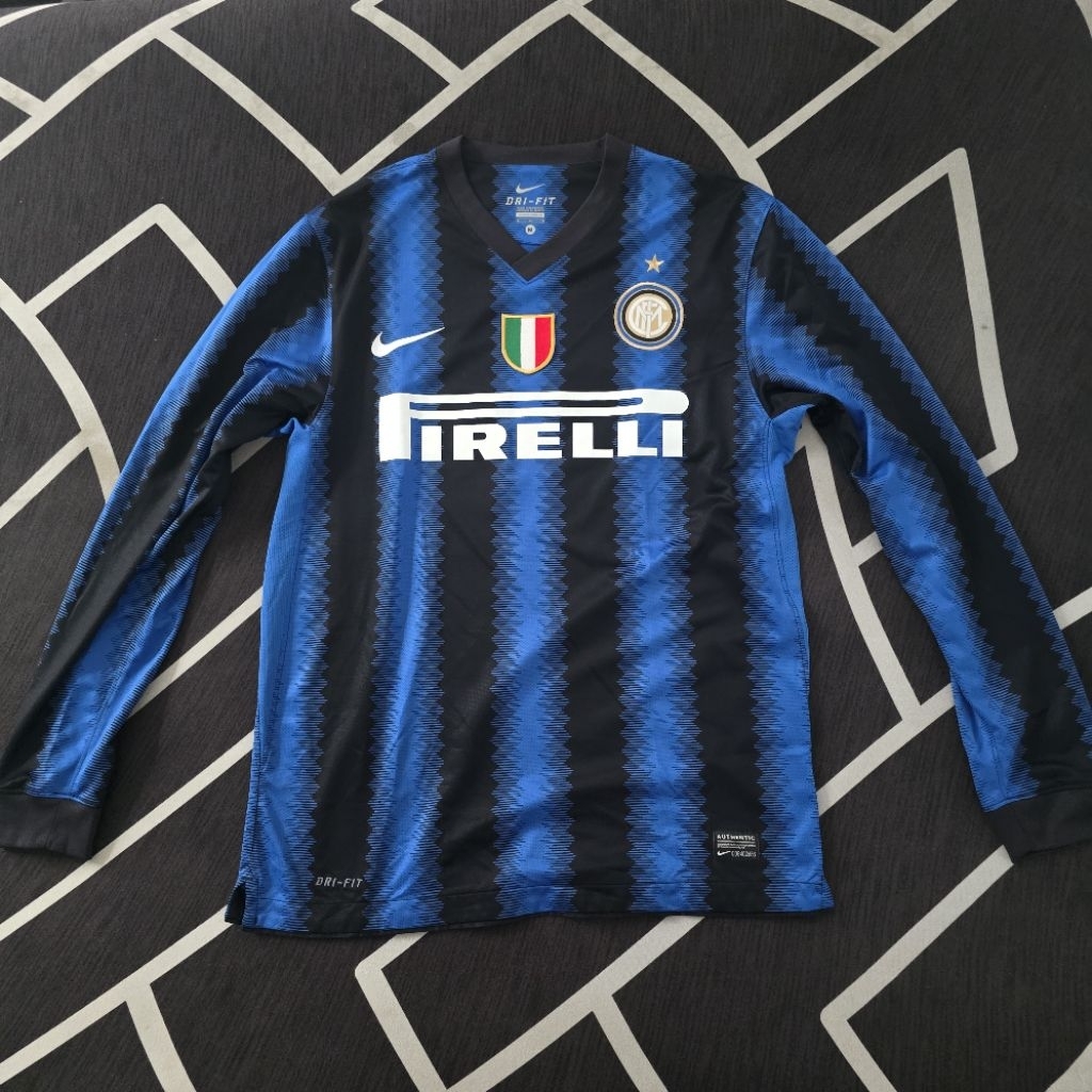 Jersey Inter Milan Home Long 2010/11 Long Sleeve Eto'o #9