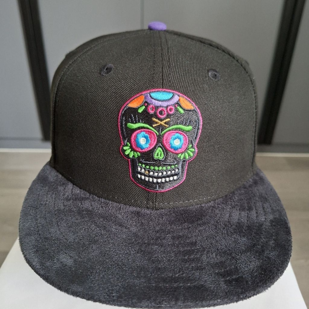 Justfitteds Sugar Skull 2025 Glow in The dark x New Era 59FIFTY 7 1/4