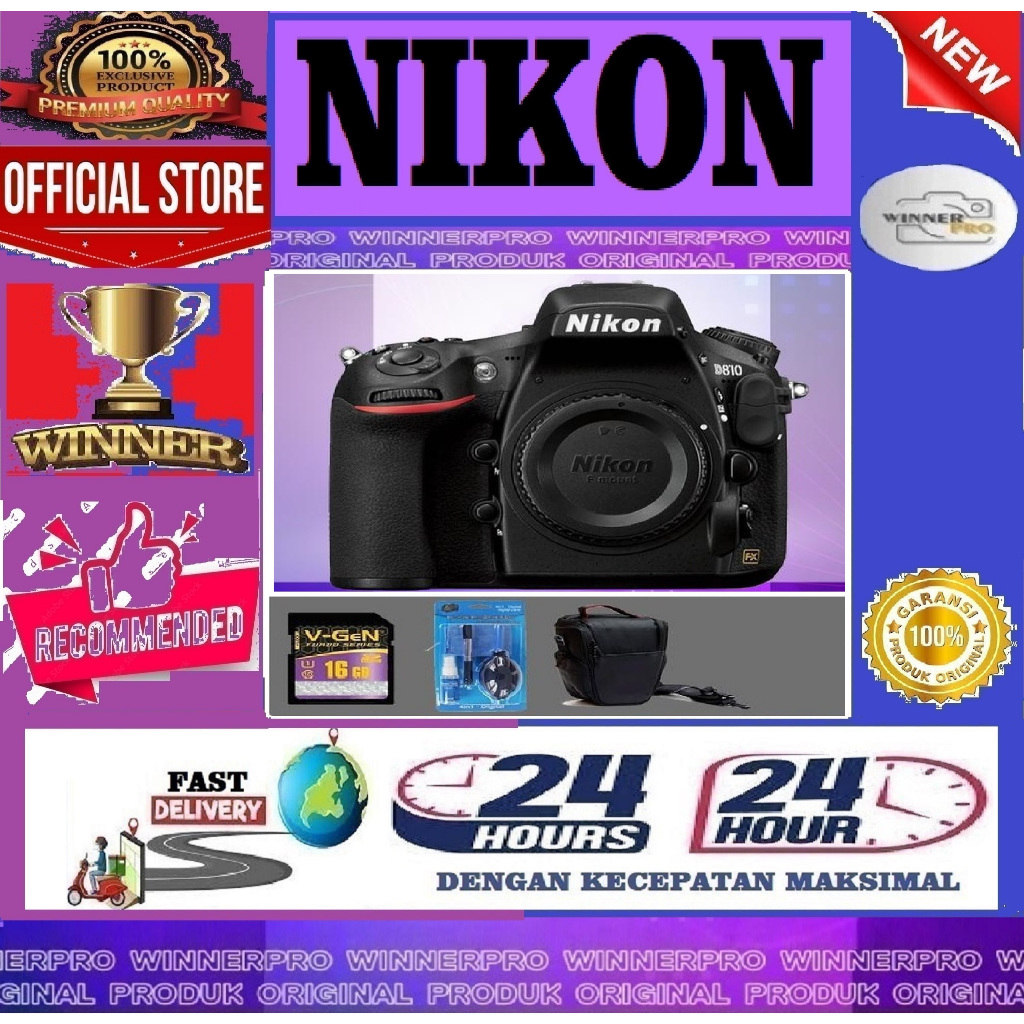Kamera Nikon D810 Body Only / Nikon D810