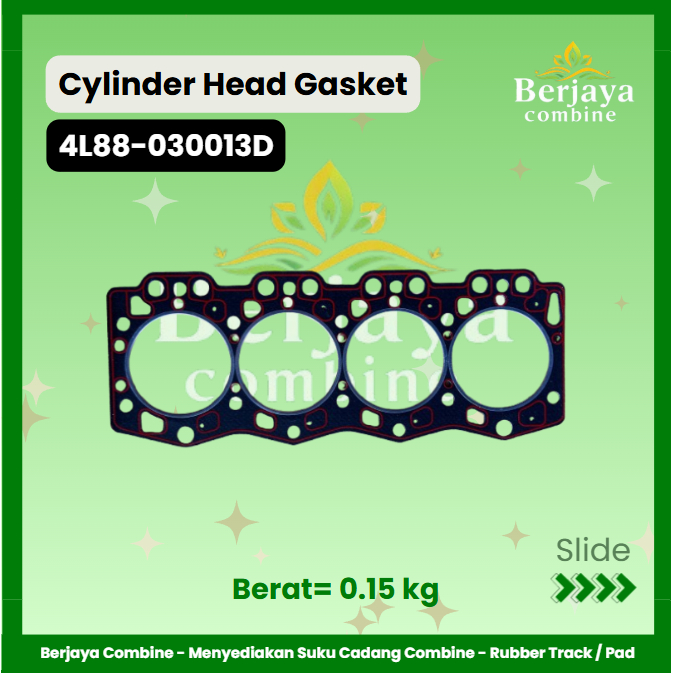 Cylinder Head Gasket / 4L88-030013D / Combine Harvester Maxxi Tipe BIMO102