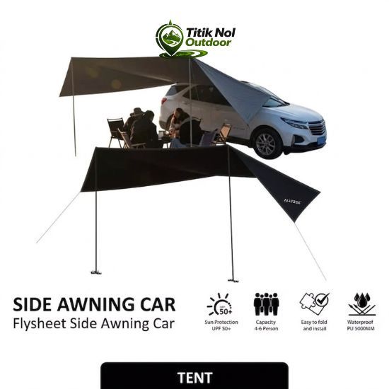 ALLTREK Side Awning Car SUV Awning outdoor camping car tail tent 2*3 Meter