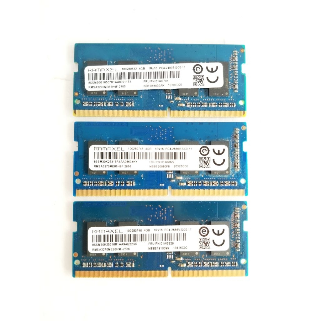 RAM Laptop Sodimm Ramaxel 4GB DDR4 2400T 2400Mhz 2666Mhz
