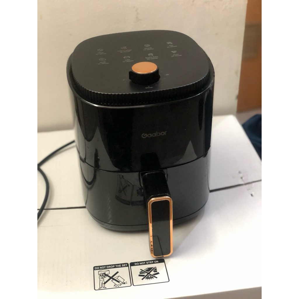 Gaabor AF-35M02A Air Fryer 3.5L Penggorengan Tanpa Minyak Low Watt Hitam