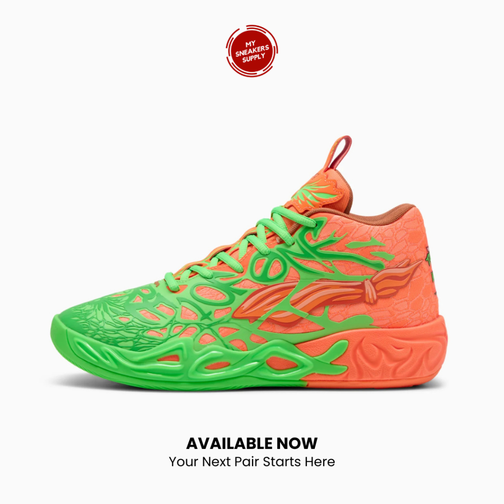 Sepatu Sneakers Puma LaMelo Ball MB.04 Teenage Mutant Ninja Turtles Leonardo and Michelangelo - [311