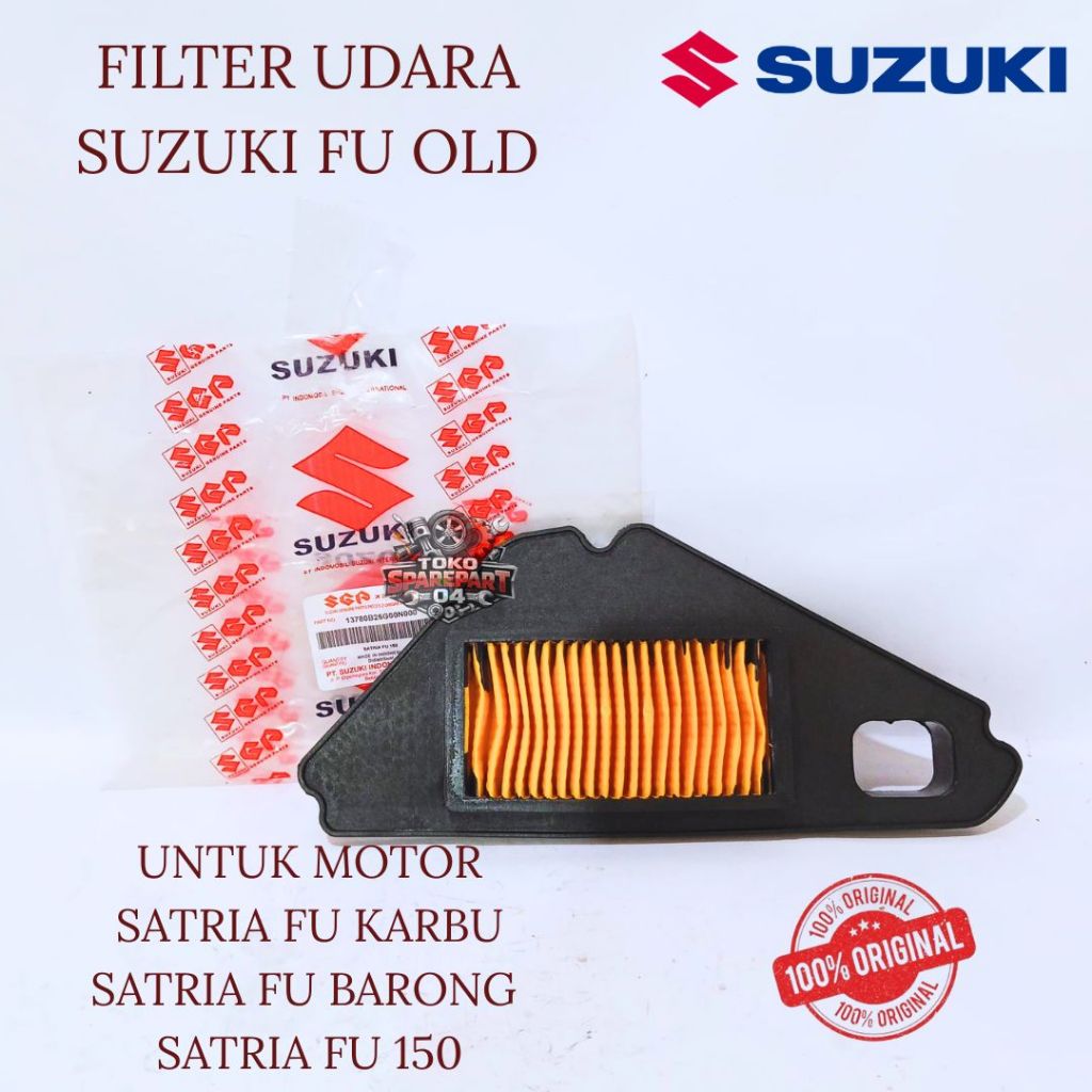 FILTER UDARA ORIGINAL SUZUKI FU OLD SATRIA FU KARBU, SATRIA FU BARONG, SATRIA FU 150