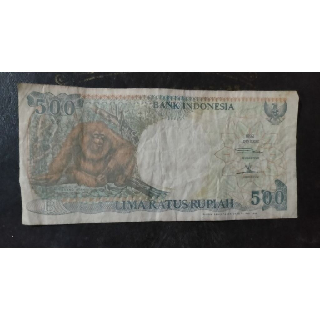 uang 500 monyet 1992