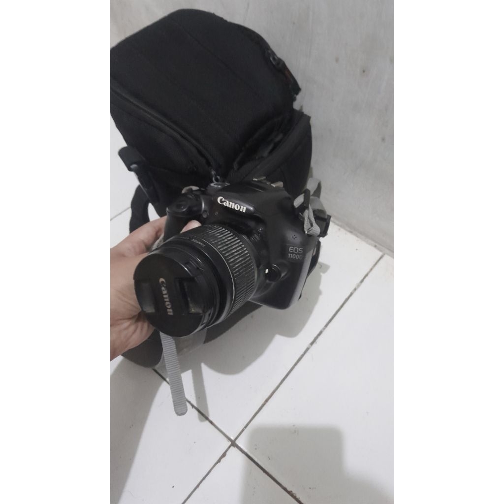 Kamera Canon EOS 1100D bekas Fullset