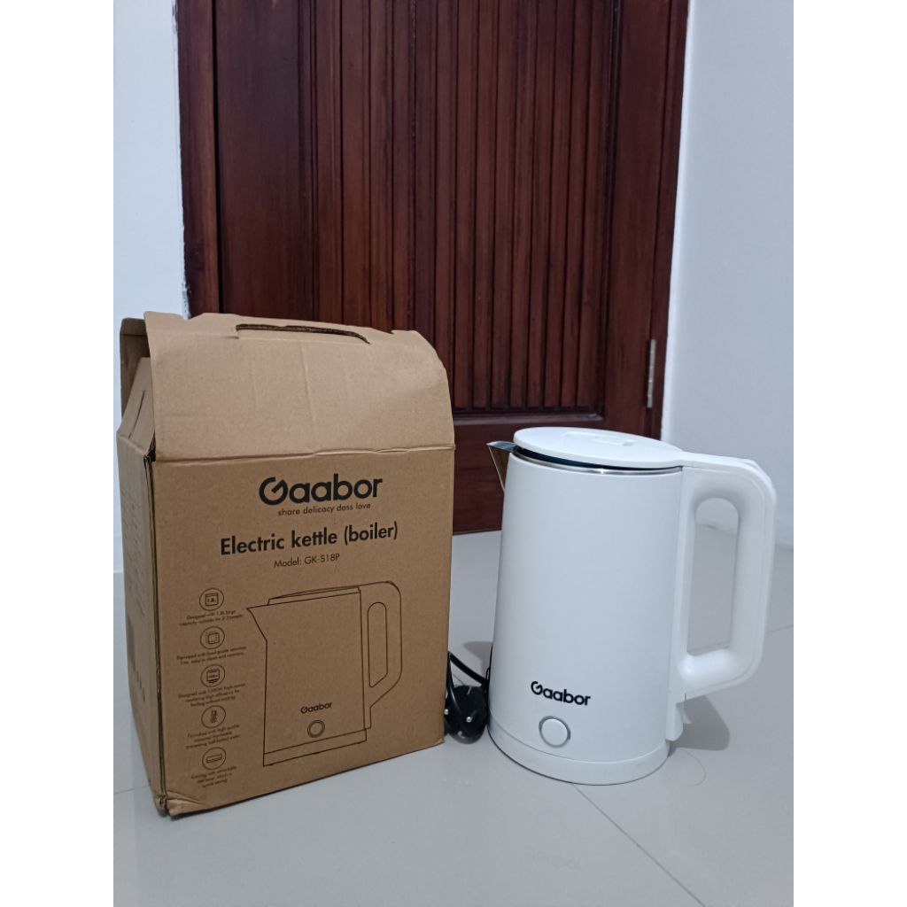 Gaabor Electric Kettle 1.8 Liter GK-S18P(baru)