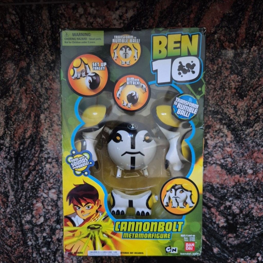 Ben 10 Action Figure Cannonbolt Metamorfigure BANDAI 2007