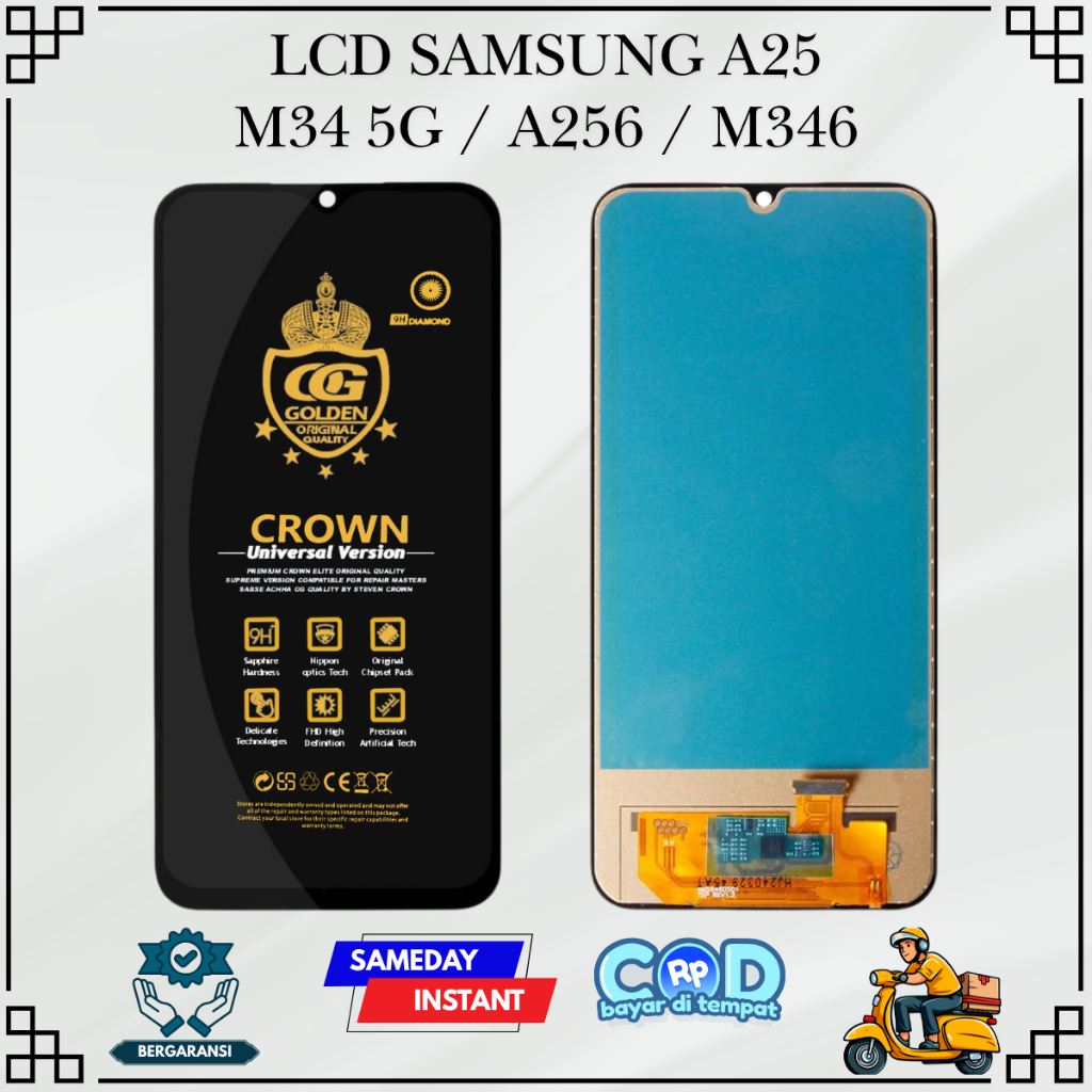 LCD SAMSUNG A25 / ( SAMSUNG GALAXY A25 / M34 5G ) / A256 / M346 TOUCHSCREEN FULLSET COMPLETE ORIGINA