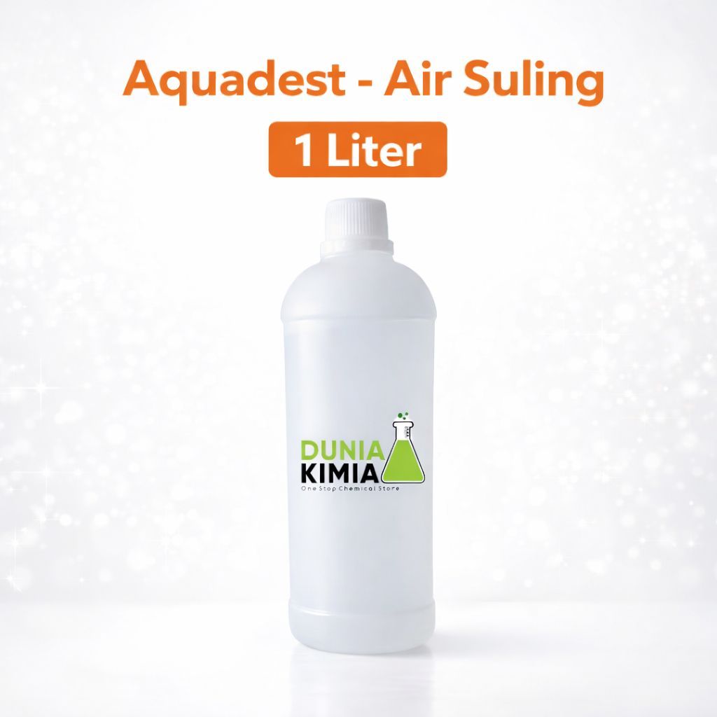 Aquadest - Akuades - Aquades - Air Suling - Air Aki Radiator - 1 Liter