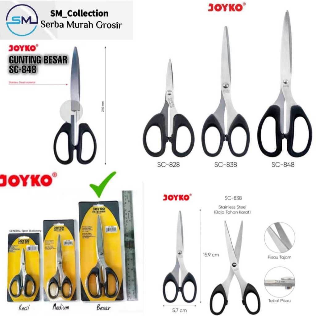 Gunting kertas/gunting stainless/gunting kain/Gunting joyko