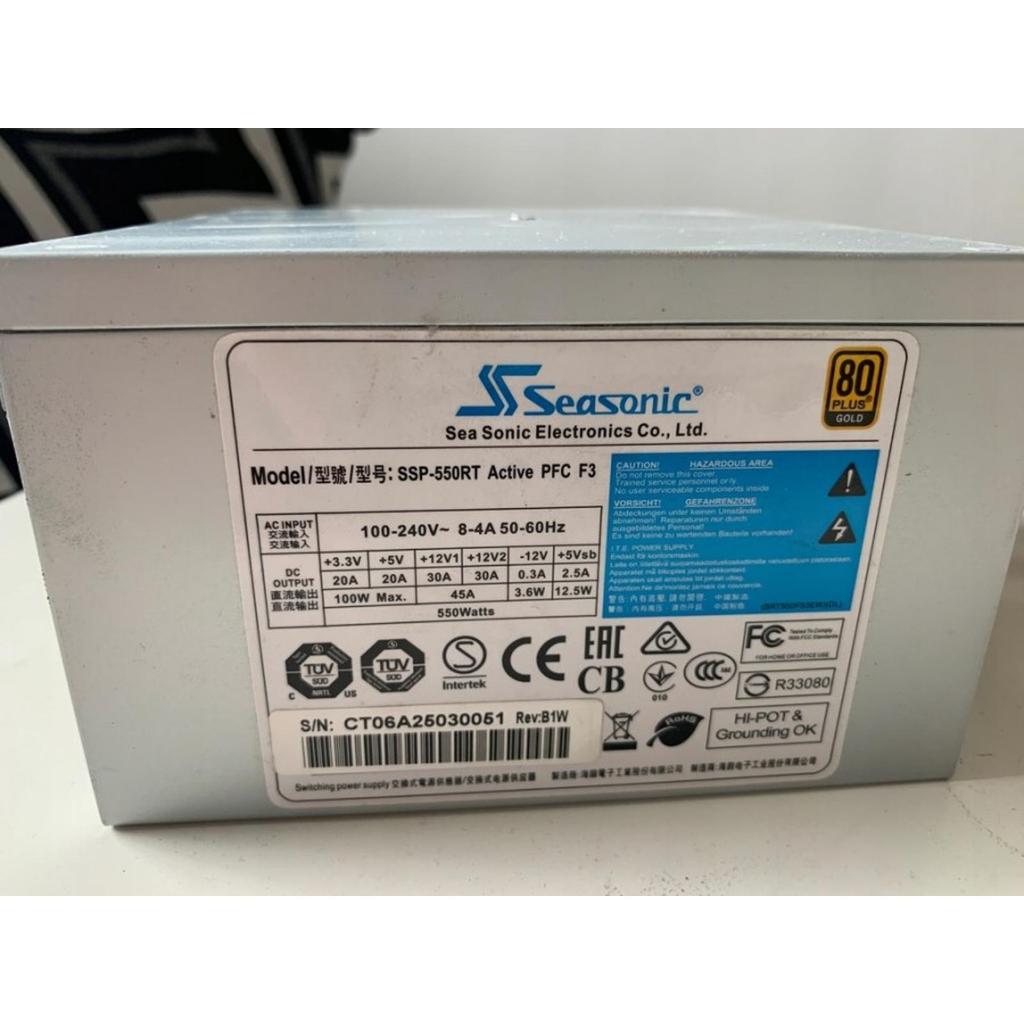 POWER SUPPLY SEASONIC SSP-550RT 550W ( BERGARANSI )