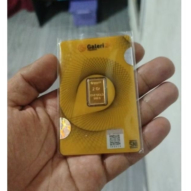 Emas Batangan 2 Gram 99.9% - Garansi Uang Kembali, Sertifikat Resmi, Pembelian Asli