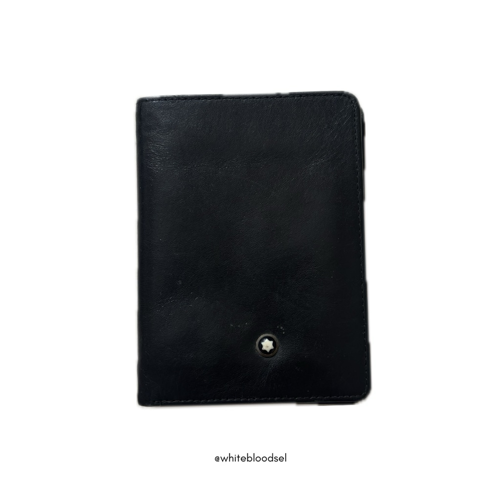 Orgininal Montblanc Genuine Leather Men’s Wallet | Dompet Pria Kulit Asli