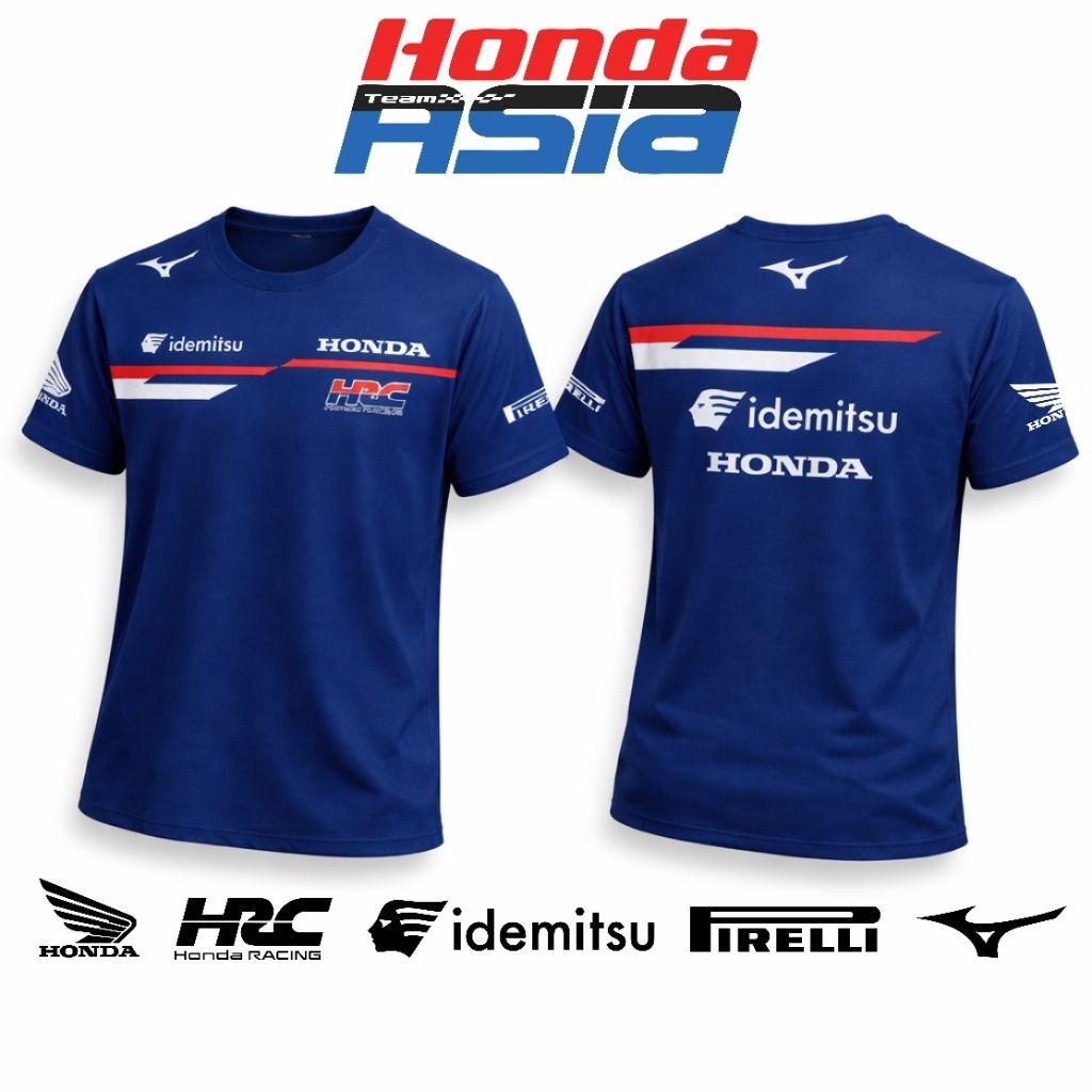 Kaos Veda Ega Pratama Honda Team Asia 2026 T-shirt MotoGP Moto3 Baju Atasan Pria Wanita Terbaru Unis