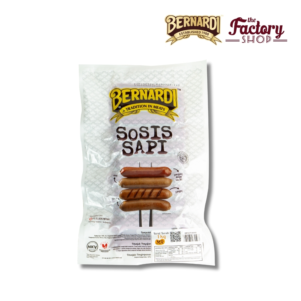 BERNARDI SOSIS SAPI MERAH 1KG (9912995135)