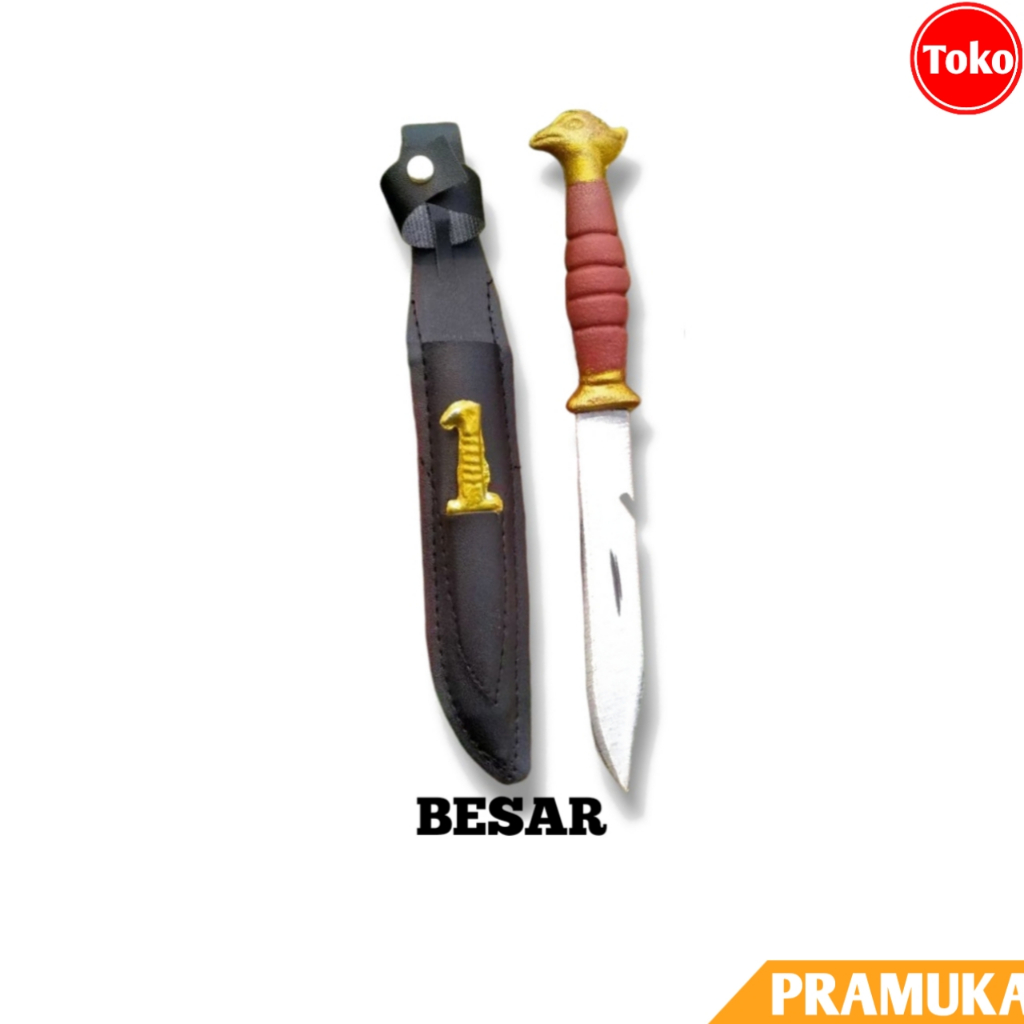 Pisau Belati Pramuka Besar / Belati Pramuka Besar / Pisau Bowie Besar