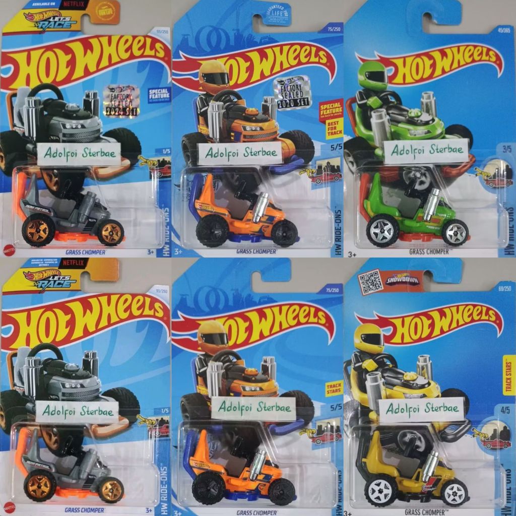 hotwheels hot wheels grass chomper factory sealed best for track stars special feature hw ride-ons t