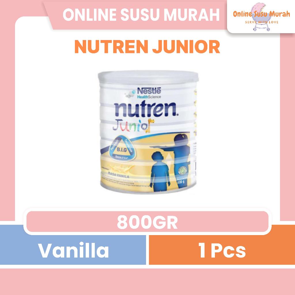 NUTREN JUNIOR 800GR SUSU TINGGI KALORI PENAMBAH BERAT BADAN ANAK 800 GR SSKL