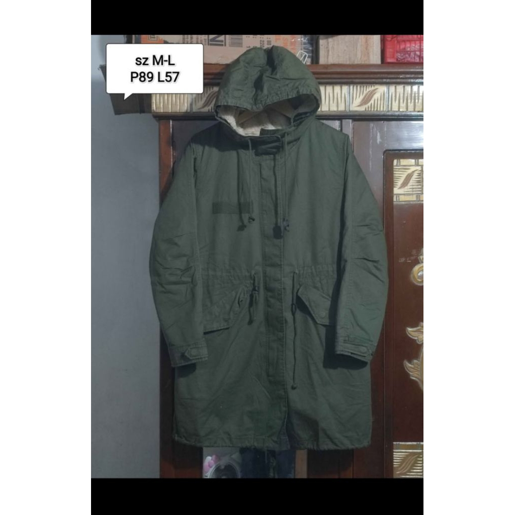 jacket parka military giordano