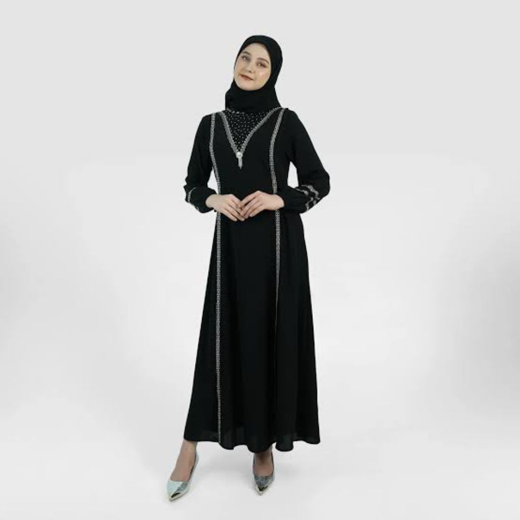 Hikmat Abaya - Serenelle Abaya warna Hitam