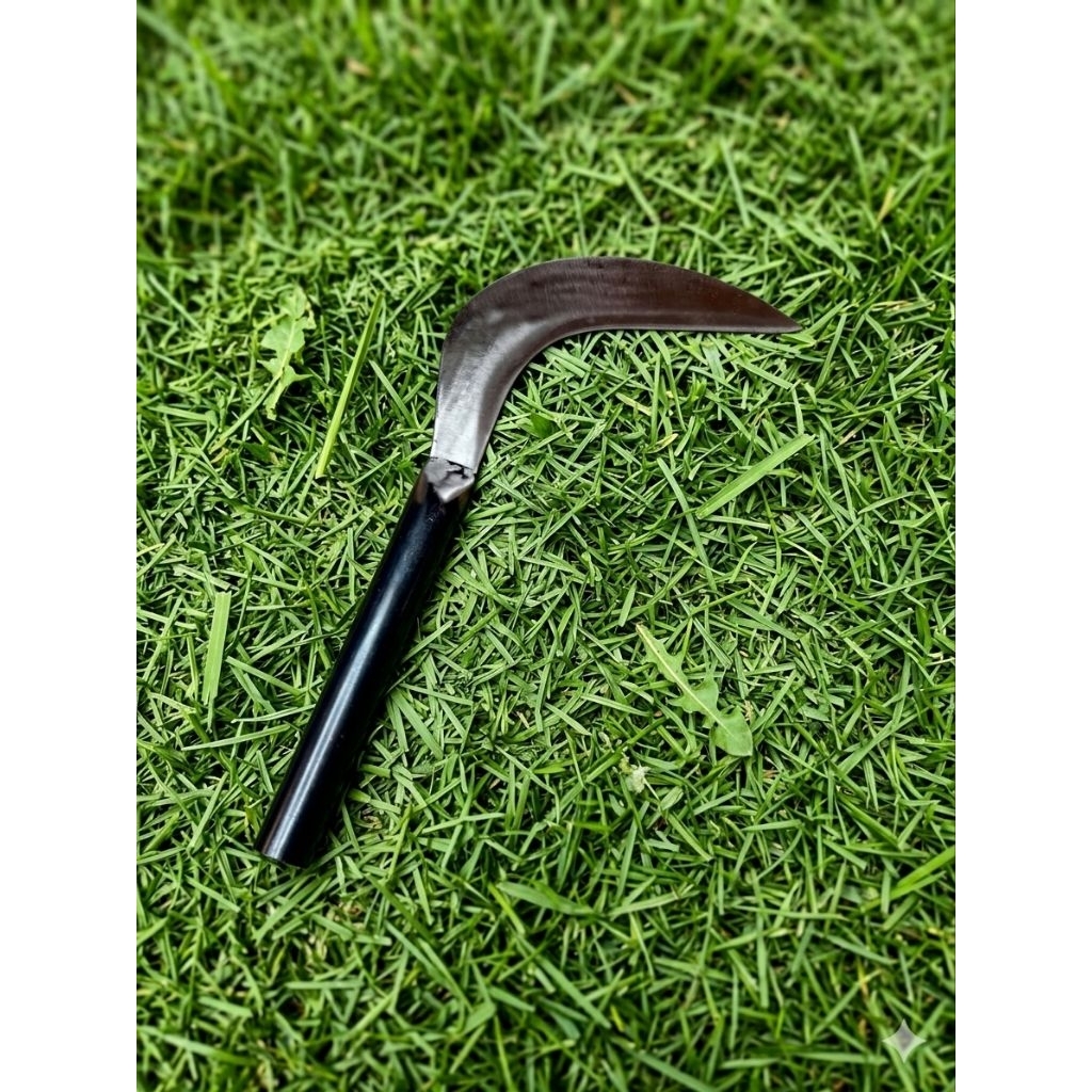 SABIT BAJA jos asli Tajem Pemotong Rumput Padi Rumput Serbaguna
