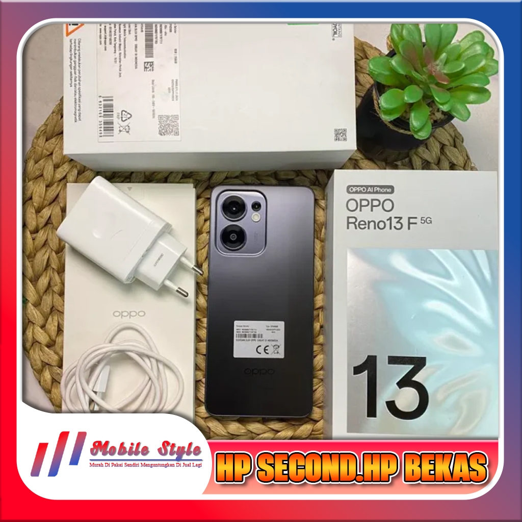 Oppo Reno 13F 5G Ram 8/256GB | Ram 12/256GB Second Mobile Style Store