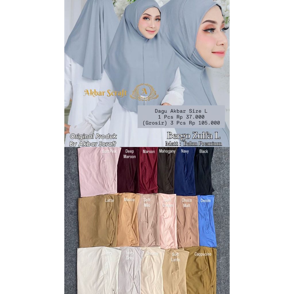 HIJAB INSTAN DAGU AKBAR L