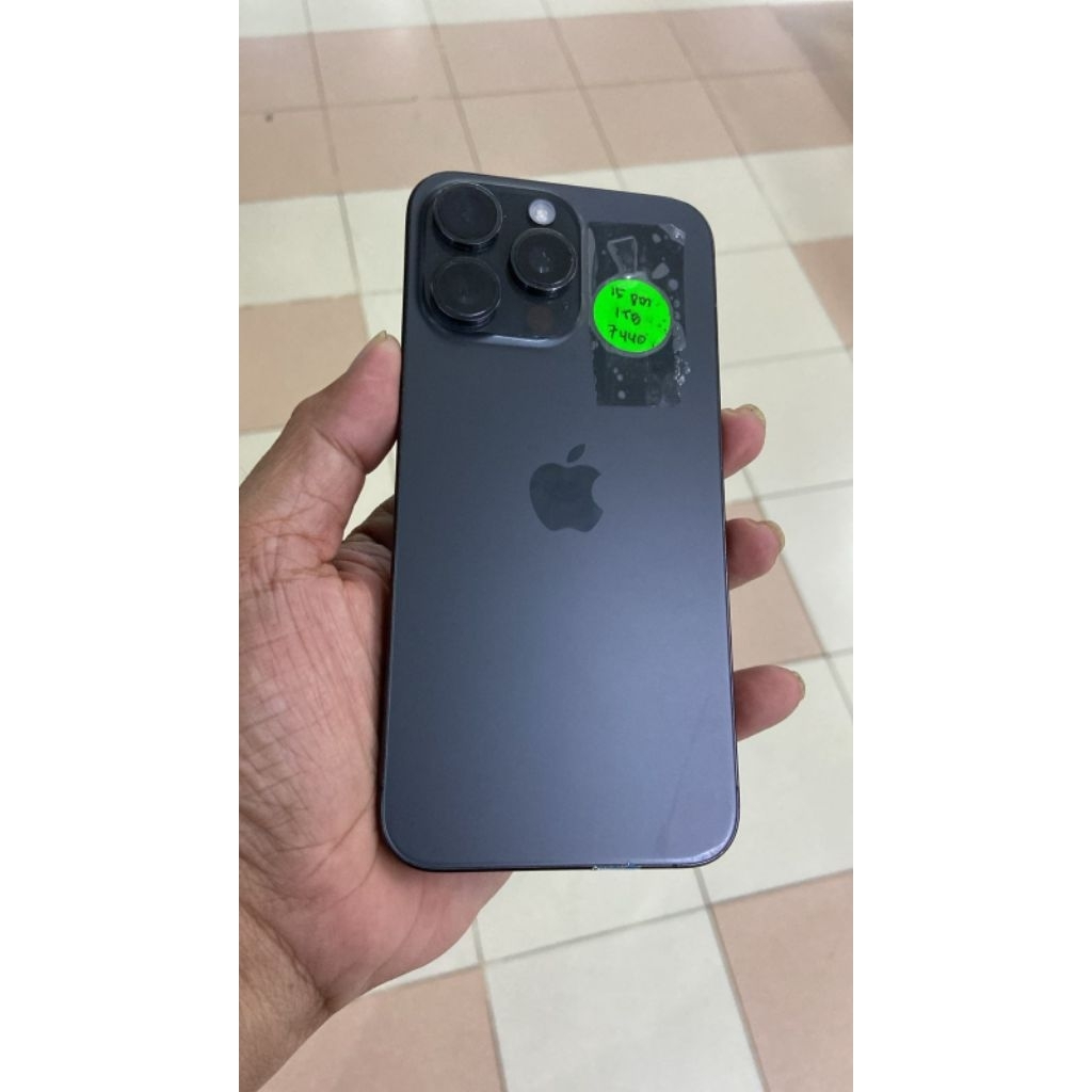 IPHONE 15 PRO MAX 1TB SECOND RESMI INDONESIA FULLSET