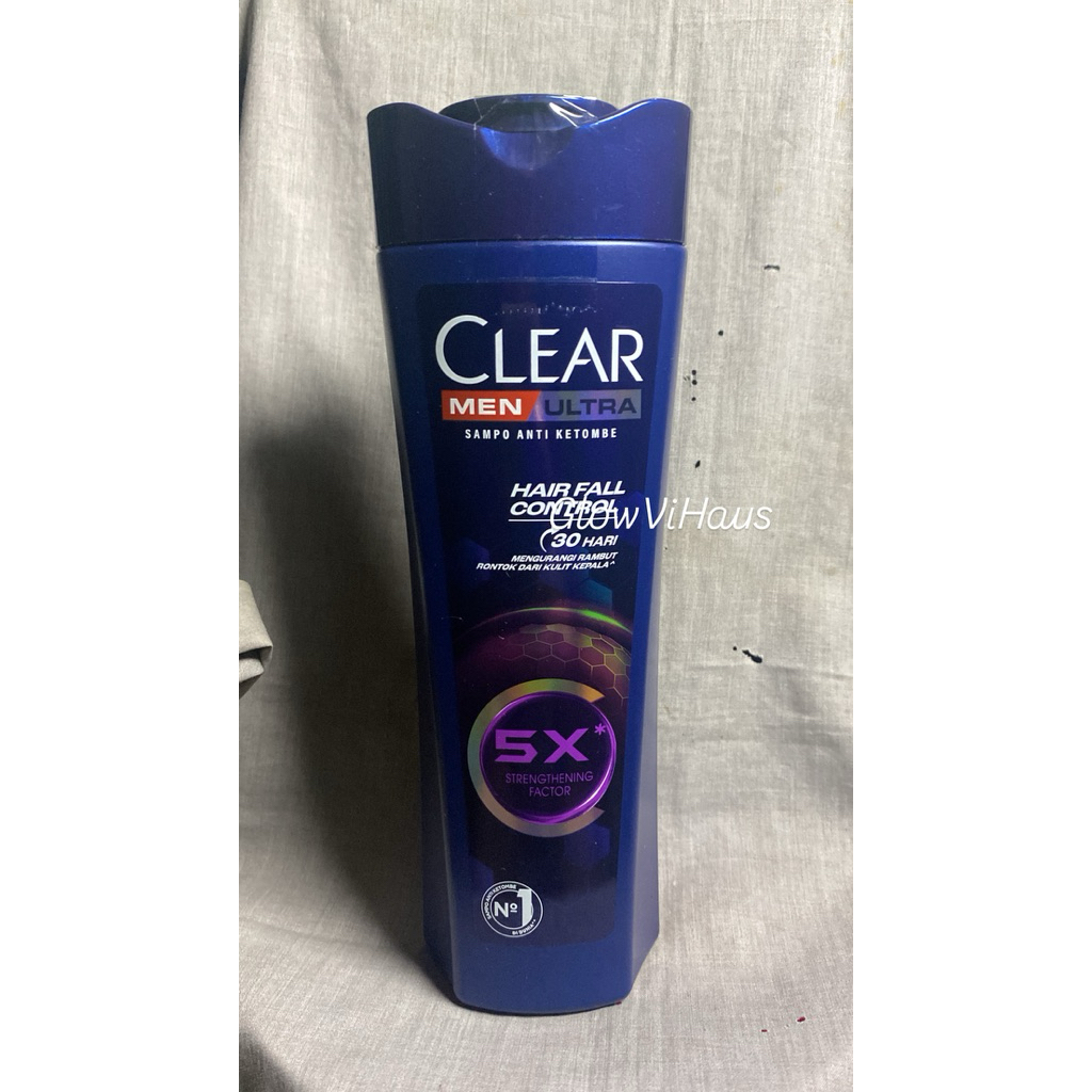 clear men ultra hairfall control 5x shampoo anti ketombe