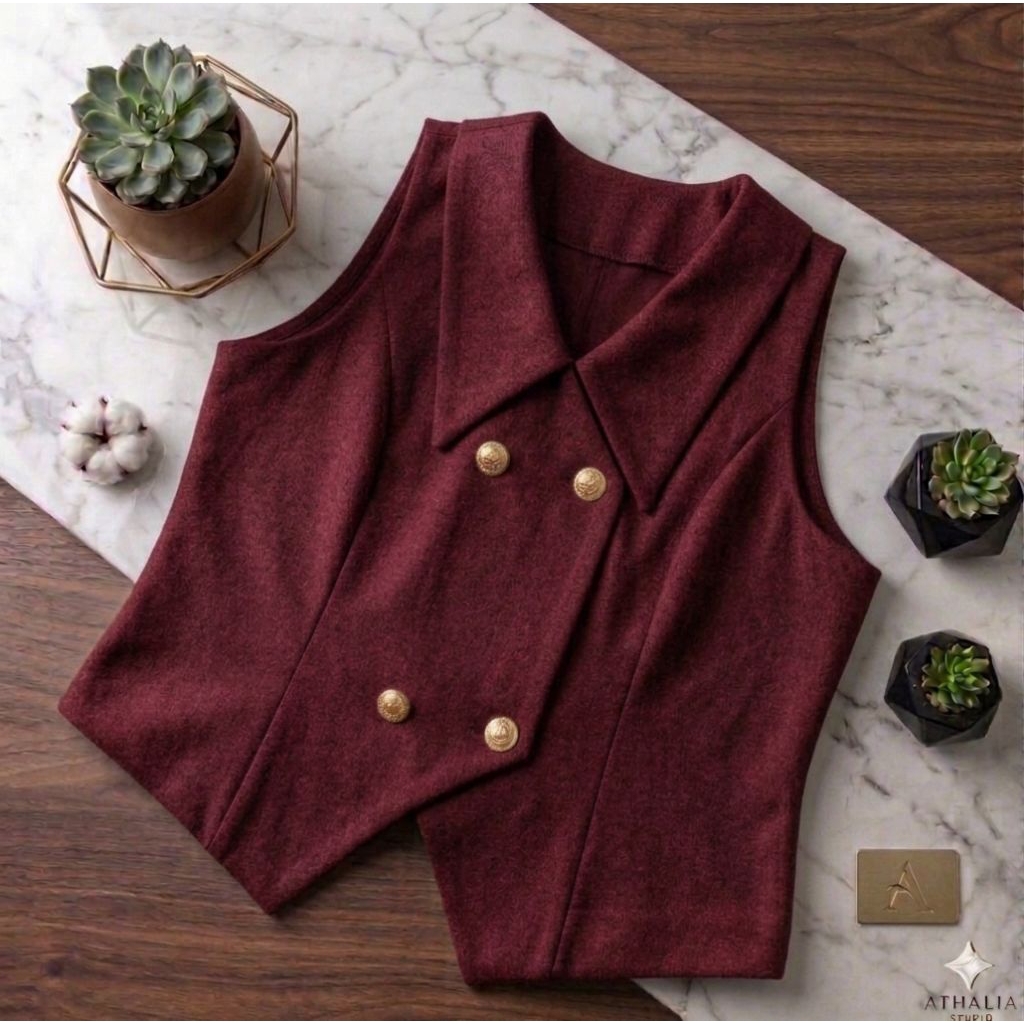 VEST Wanita , Rompi Wanita, Rompi Kerja. Vest Top Basic Rompi Wanita Polos