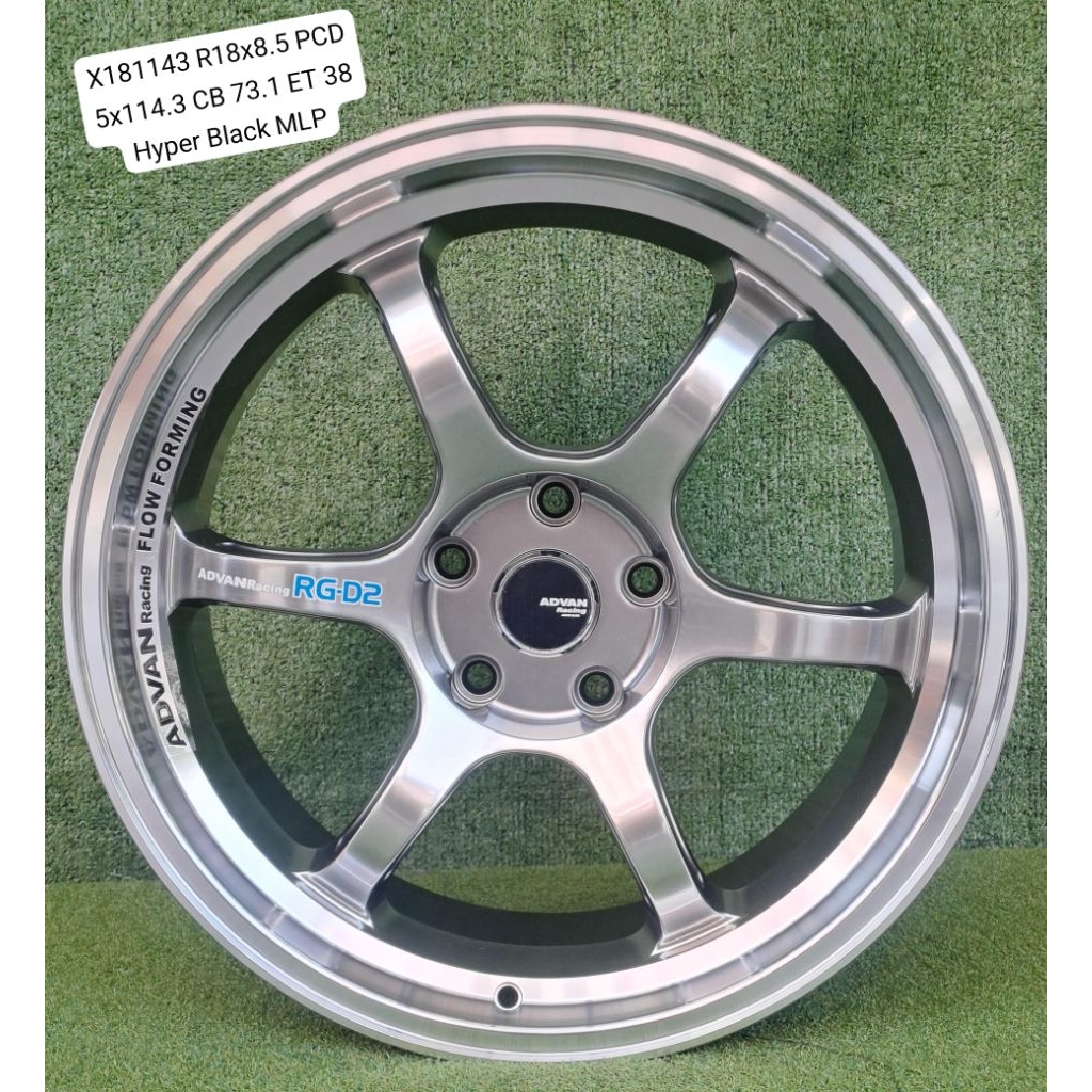 Velg mobil velg racing Advan racing RGD2 R18